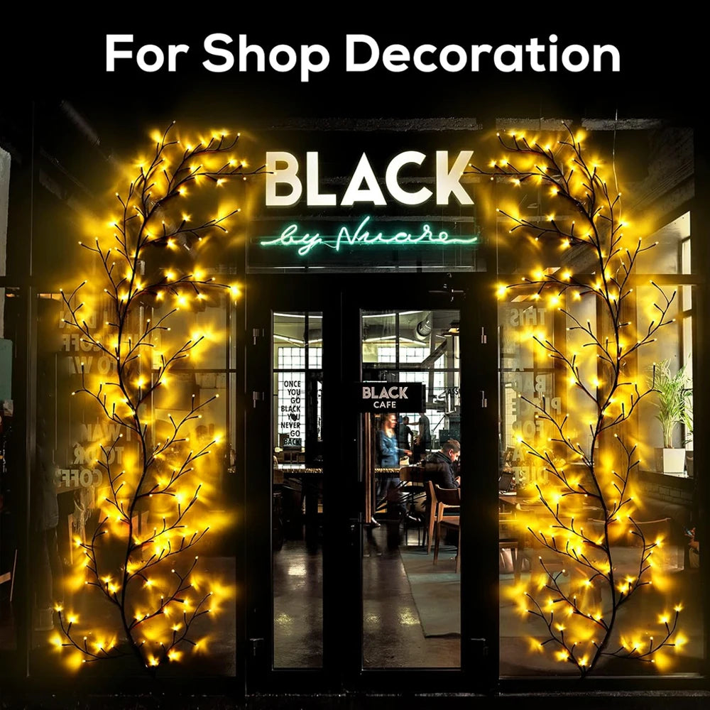 Solar Powered Willow Vine Lights