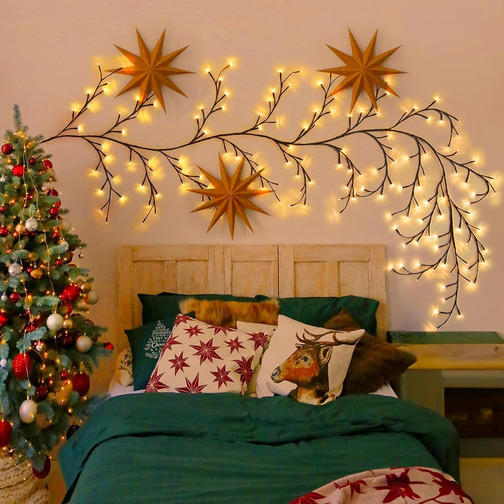 Solar Powered Willow Vine Lights