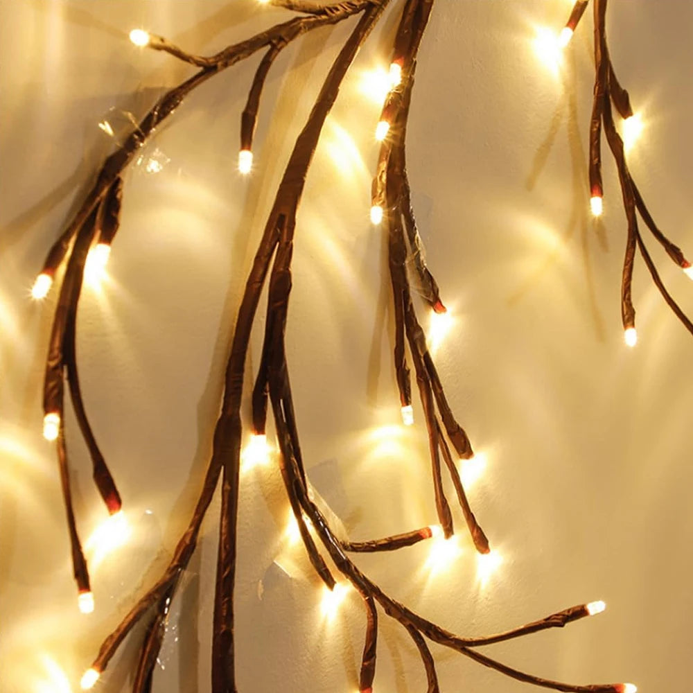 Solar Powered Willow Vine Lights