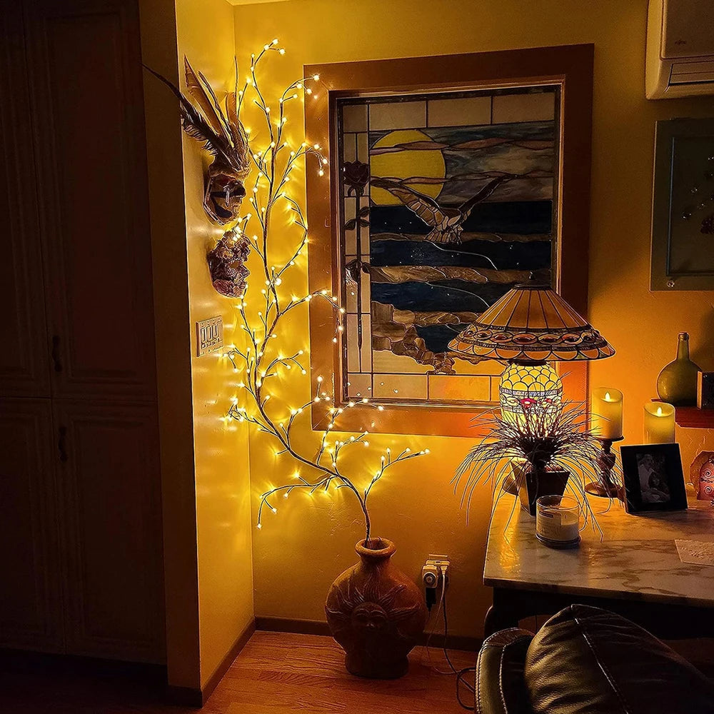 Solar Powered Willow Vine Lights